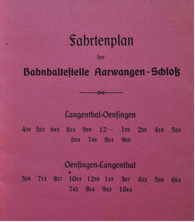 Fahrplan