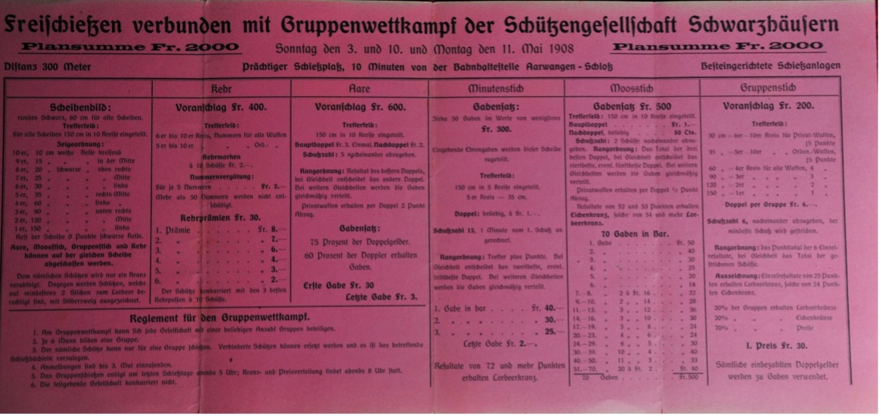 Schiessplan